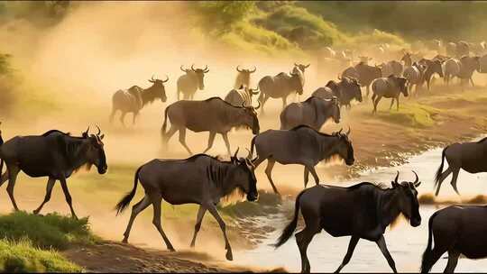 非洲野生动物大迁徙合集