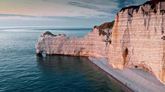 Etretat，诺曼底，海岸，海