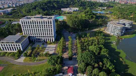 航拍福州大学旗山校区合集