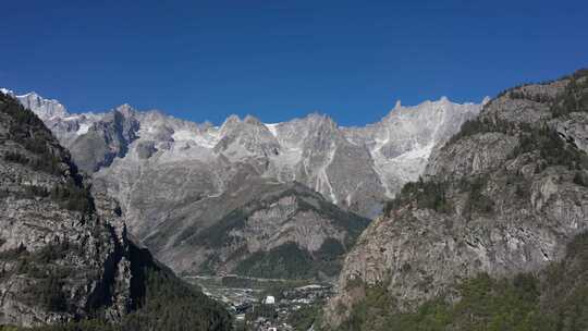 冰川雪景观冬季