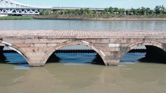 江苏省苏州市宝带桥与斜港大桥城市环境