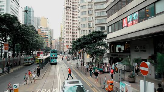 4K 香港街道视频素材模板下载