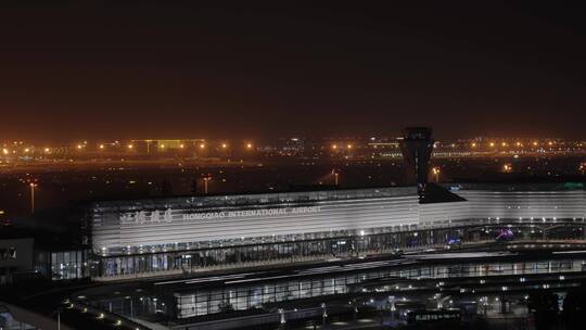 虹桥机场延时上海延时夜景延时