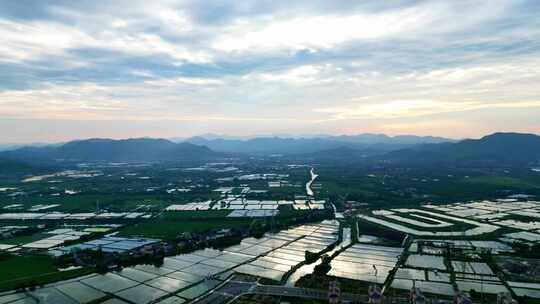 航拍浙江莫干山风景区乡村农田4K视频素材模板下载