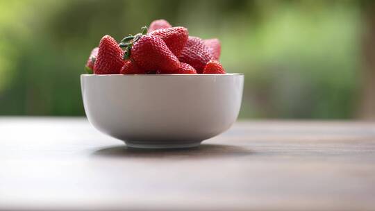 草莓特写农产品有机产品广告素材