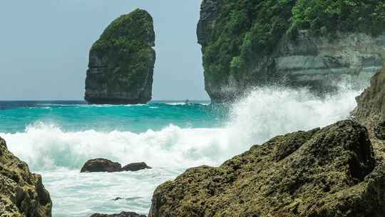 Nusa Penida，岛，海洋，海