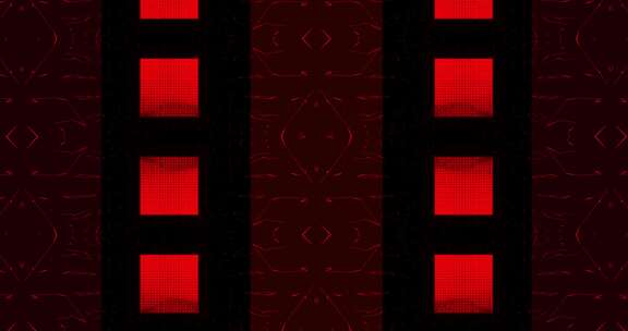 13 4K红黑线条几何动态背景