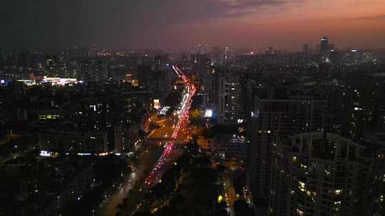 广州珠江新城城市夜景航拍【4K60】