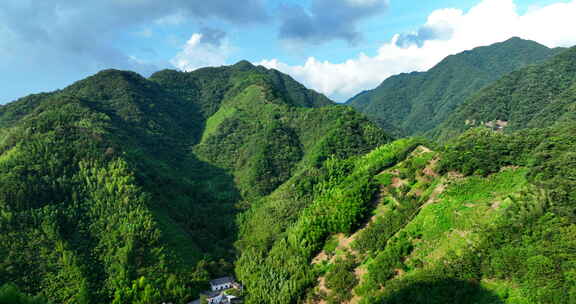 浙江 天目山 宁国 航拍