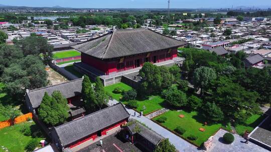 辽宁锦州义县奉国寺辽代古塔古建筑