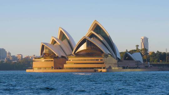 悉尼歌剧院澳大利亚澳洲大剧院风景风光视频素材模板下载