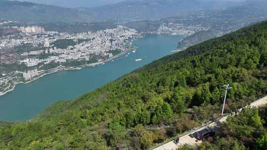 长江三峡巫山段素材