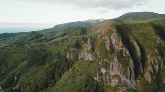 无人驾驶飞机，火山，亚速尔群岛，波蒂尔