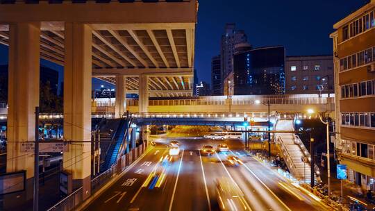 延安西路夜景延时