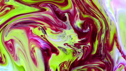 紫绿混合漩涡流动彩色纹理背景视频素材模板下载