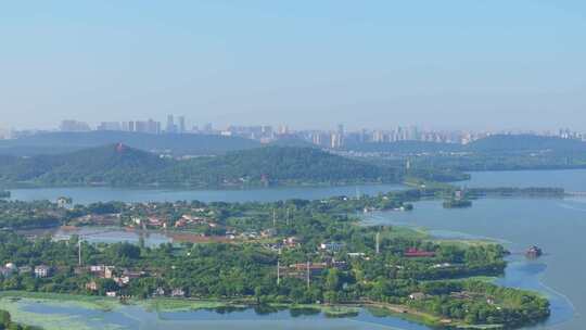 武汉东湖风景区夏季风光