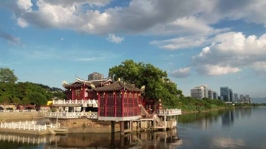 原创 福州金山寺古建筑风光航拍