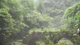 南宝山户外徒步森林探险打卡瀑布高清在线视频素材下载