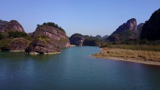 龙虎山航拍风景