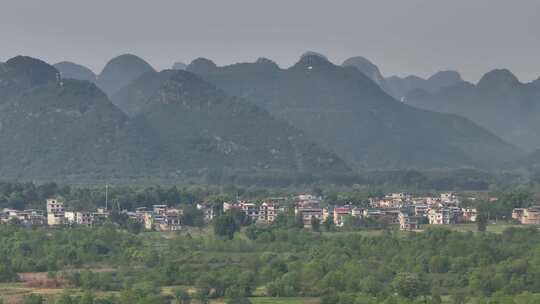 广西桂林会仙湿地航拍