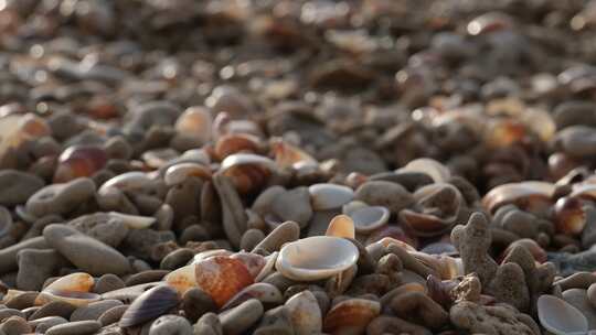 海滩砂石 海边