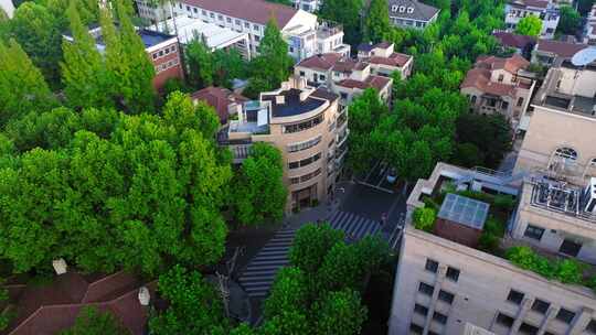 徐汇区空镜 特色建筑 风貌别墅 老上海