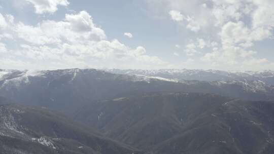 四川凉山彝族自治州博窝雪山远景log