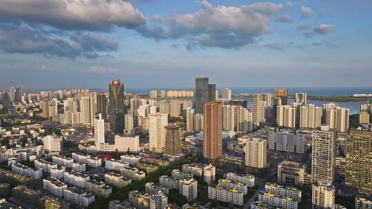 青岛西海岸新区城市空镜航拍