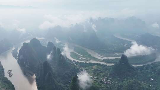 桂林山水 烟雨漓江