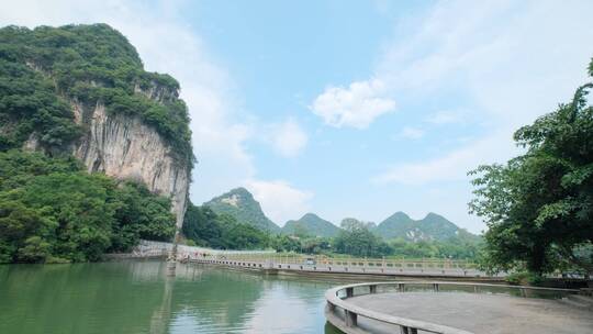 广西柳州山水龙潭公园风景