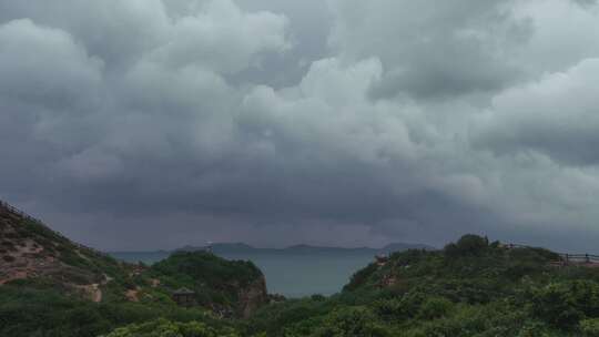 风景，无人机航拍，海边风景