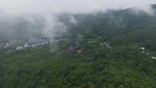 杭州西湖灵隐景区三天竺航拍