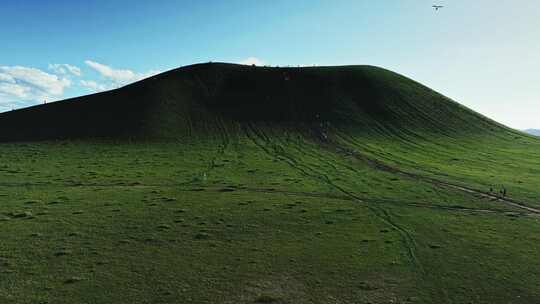 内蒙古乌兰哈达火山航拍