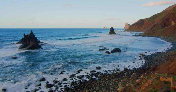 特内里费岛，海，海洋，岩石