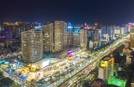 城市夜景南宁