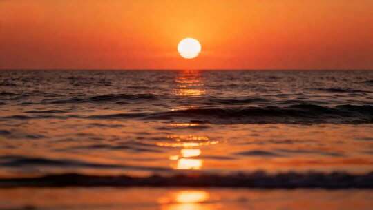 海上日出日落延时合集