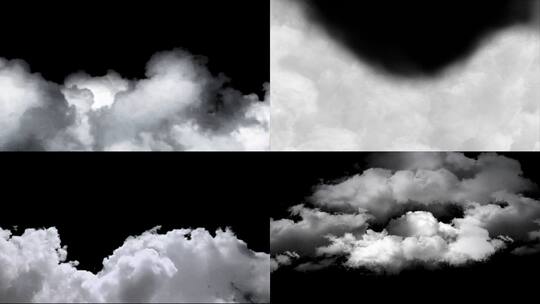 动态云雾云朵云彩云海AE视频素材教程下载