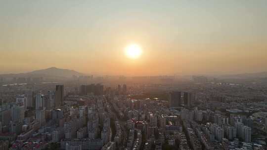 合集福建泉州日落航拍