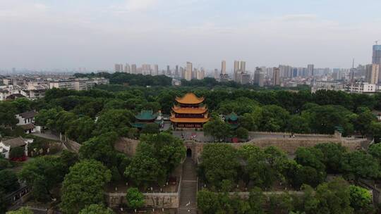 湖南岳阳岳阳楼5A景区航拍