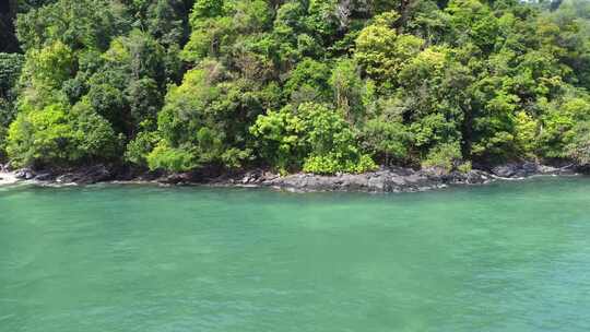 海边森林海水风景