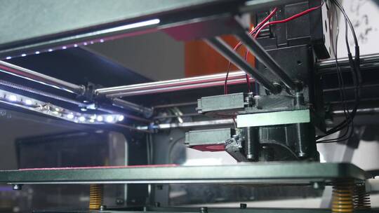 先进的3D打印技术视频素材模板下载