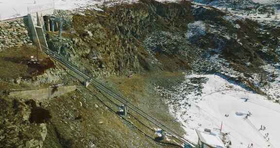 冬季，雪，斜坡，滑雪场