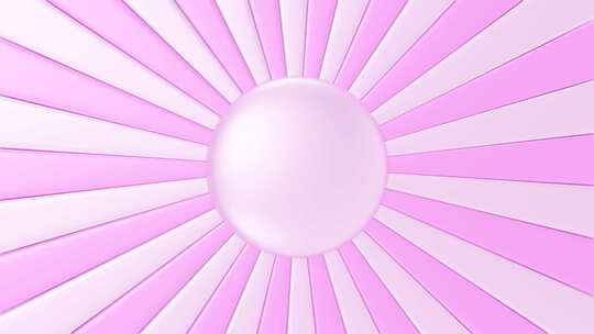 粉红色和白色抽象卡通复古太阳
