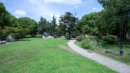 武汉江岸区汉口江滩风景