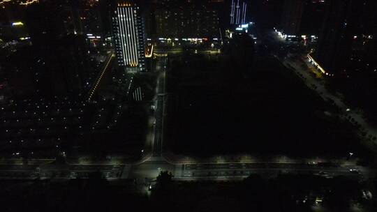 大气 航拍 福建 泉州 闽南 夜景 城市 建筑