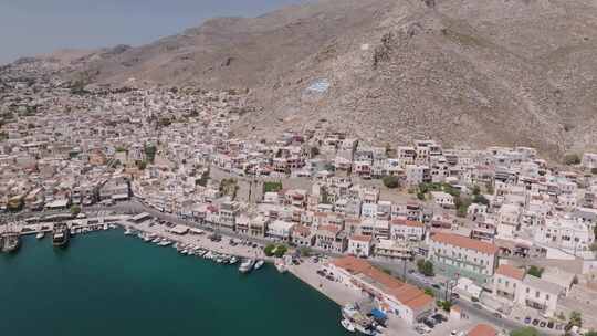 Kalymnos，希腊岛，无人机，海