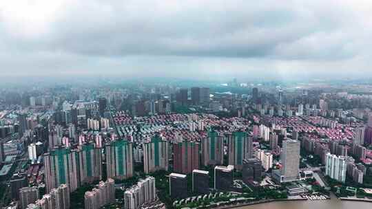 4K航拍上海城市无限风光