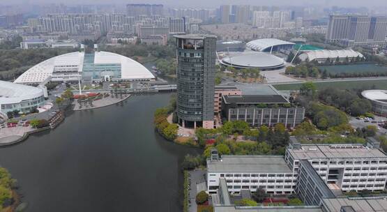 浙大紫金港校区航拍