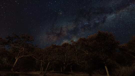 星空星轨延时摄影视频素材模板下载