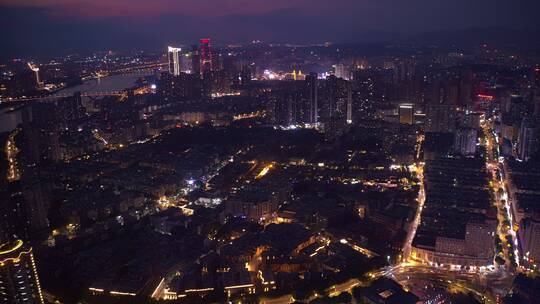 4k福州上下杭夜景延时